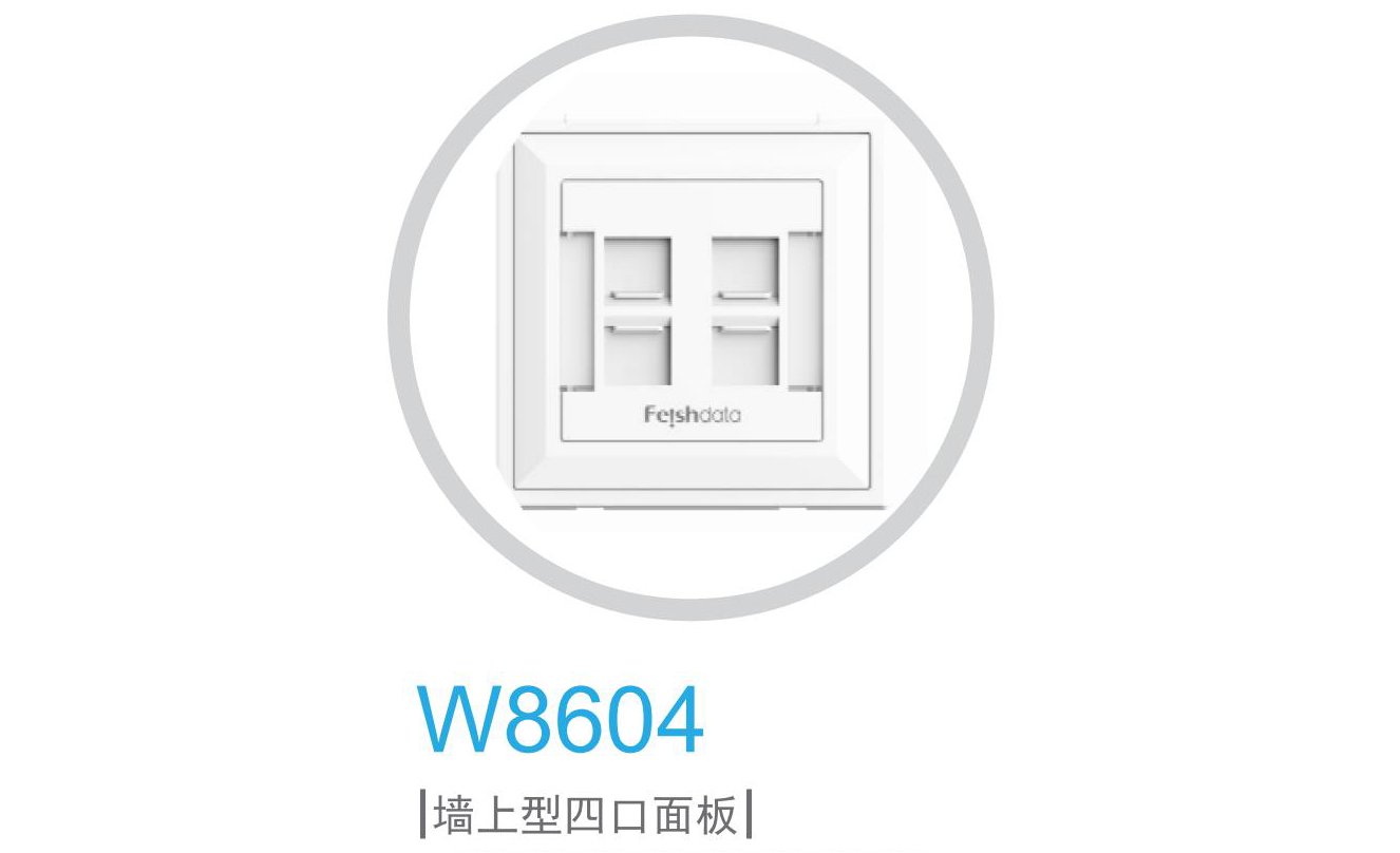 墙上型四口面板